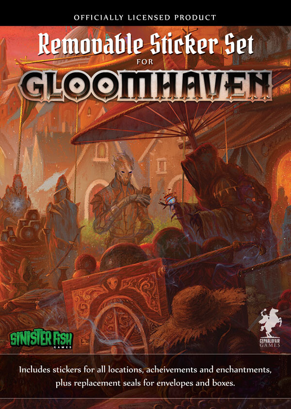 Gloomhaven 2nd ed. Removable Sticker Set Second Edition
