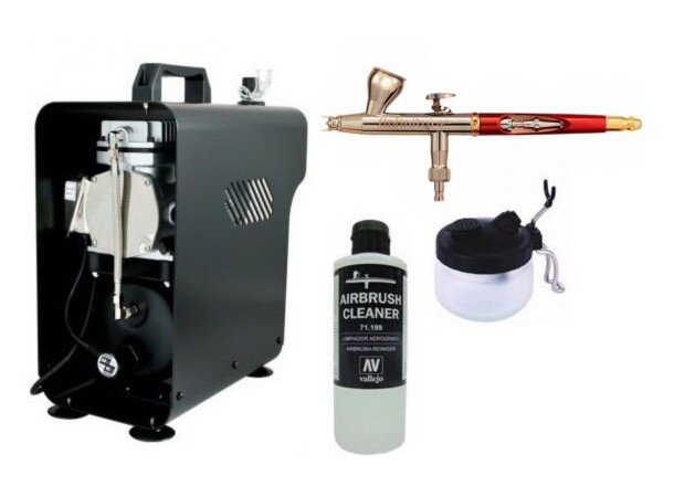 Airbrush Startpaket DETAIL - Komplett Allt du behöver för att komma igång 