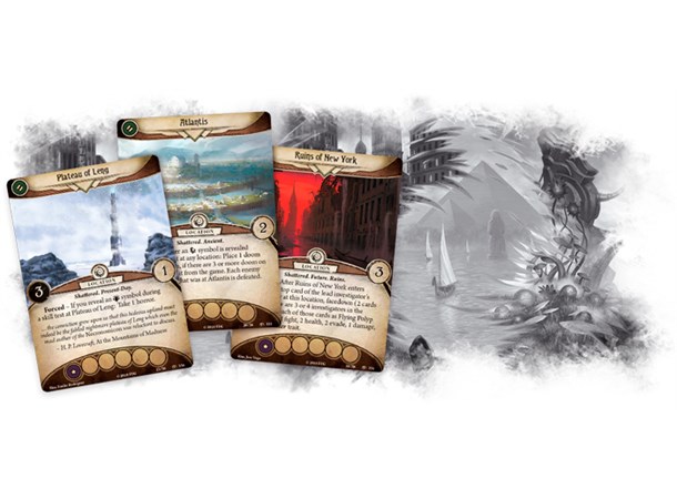 Arkham Horror TCG Shattered Aeons Exp Utvidelse til Arkham Horror Card Game 