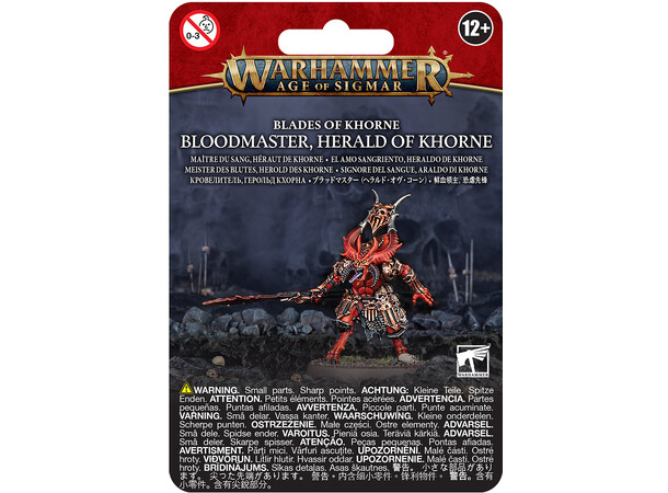 Blades of Khorne Bloodmaster Herald of K Warhammer Age of Sigmar - Khorne 
