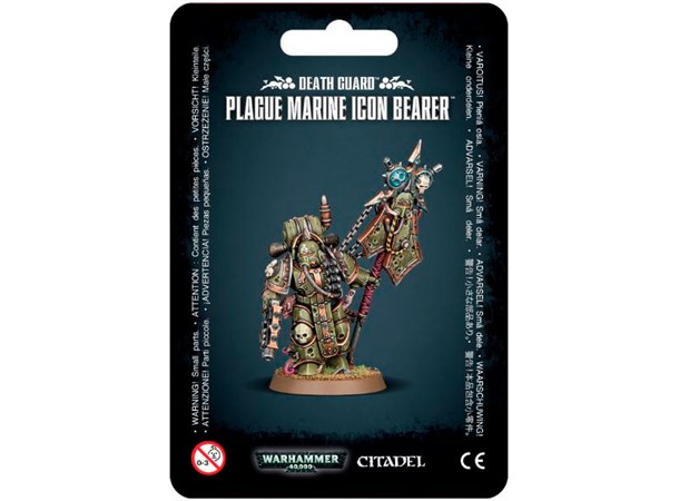 Death Guard Plague Marine Icon Bearer Warhammer 40K 