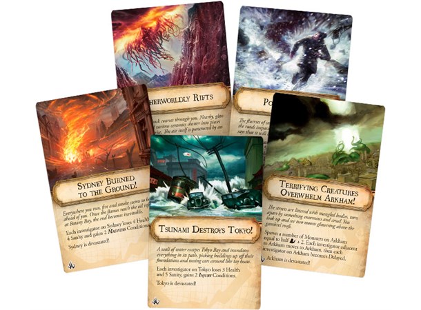 Eldritch Horror Cities in Ruin Expansion Expansion till Eldritch Horror 