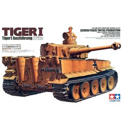 German Tiger I Initial Production Tamiya 1:35 Byggsats