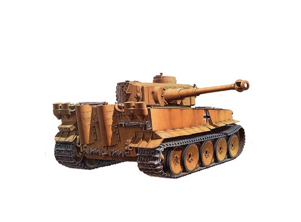 German Tiger I Initial Production Tamiya 1:35 Byggsats 