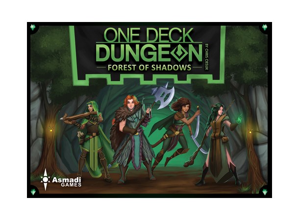 One Deck Dungeon Forest of Shadows Frittstående Expansion One Deck Dungeon 