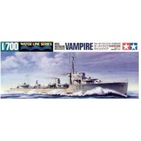 Royal Australian Navy Destroyer Vampire Tamiya 1:700 Byggsats