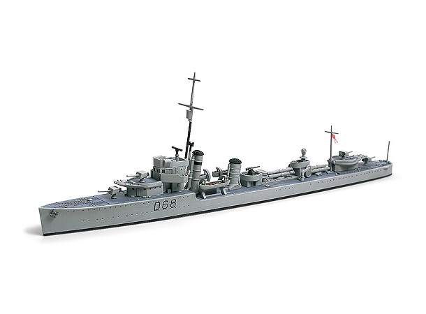 Royal Australian Navy Destroyer Vampire Tamiya 1:700 Byggsats