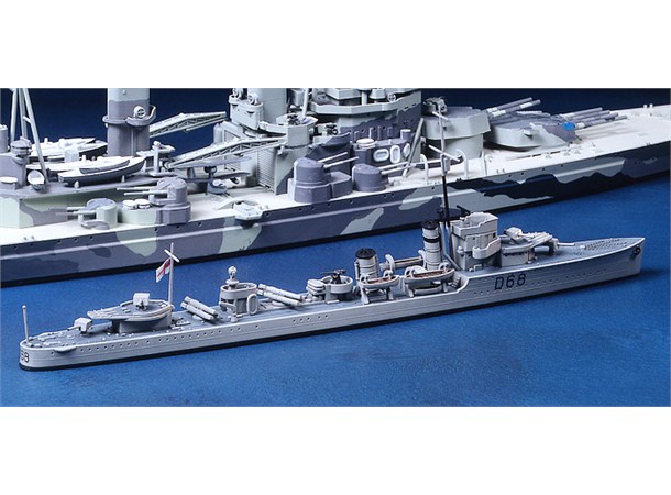 Royal Australian Navy Destroyer Vampire Tamiya 1:700 Byggsats