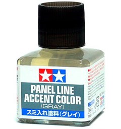 Tamiya Panel Line Accent Color - Gray
