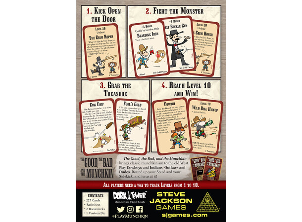 The Good The Bad & The Munchkin Complete Complete Edition med alla Expansions 