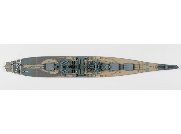 US Navy Battleship New Jersey BB-62 Tamiya 1:700 Byggsats 