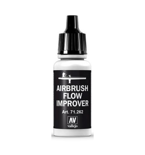 Vallejo Airbrush Flow Improver 17ml Tut med dråpeteller - Unngå tørking