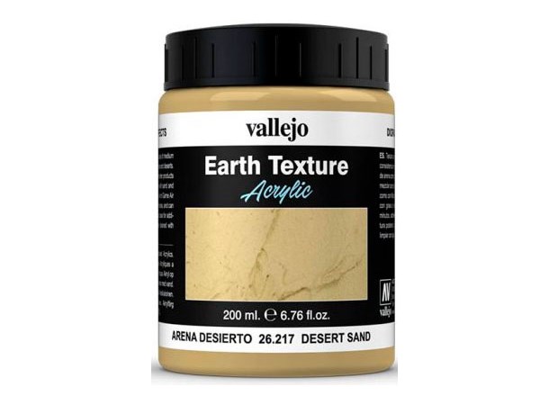 Vallejo Texture Desert Sand 200ml Earth Texture Acrylic