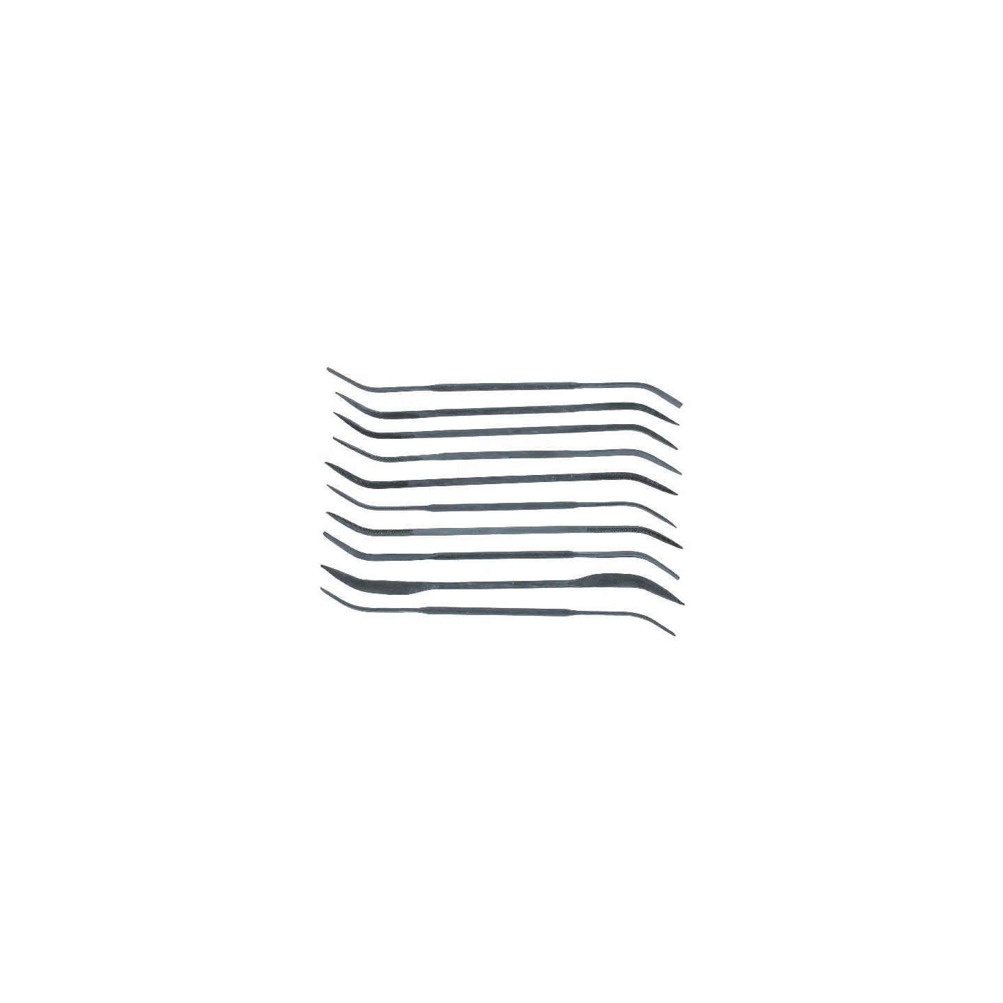 Fil Buet Curved File Set - 10 st Vallejo