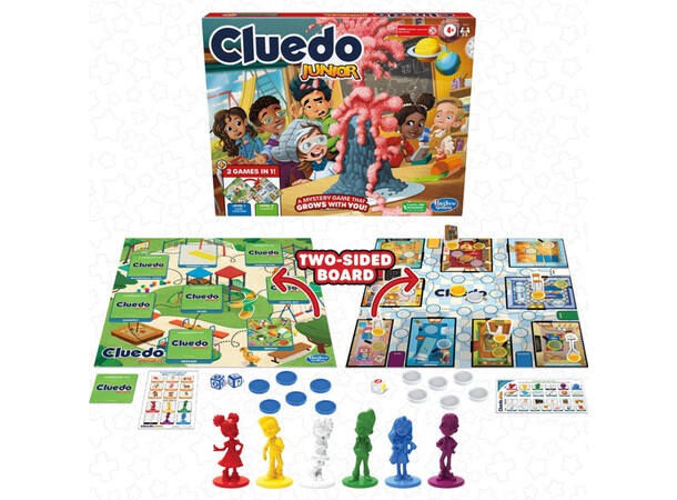 Cluedo Junior Brädspel - Svensk utgåva NY 2024 Utgave 