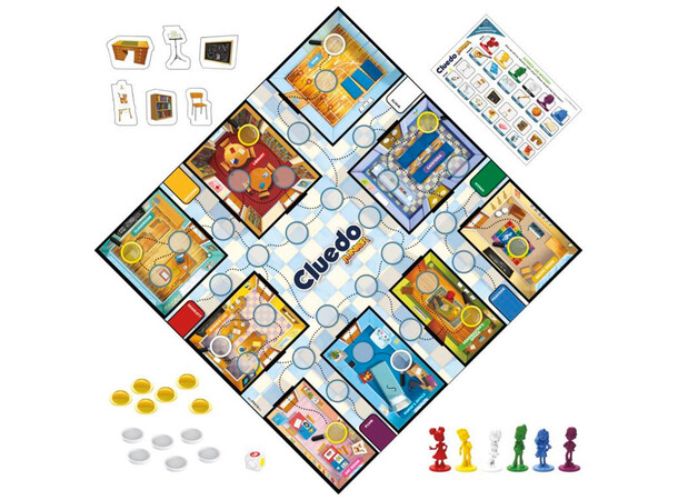 Cluedo Junior Brädspel - Svensk utgåva NY 2024 Utgave 