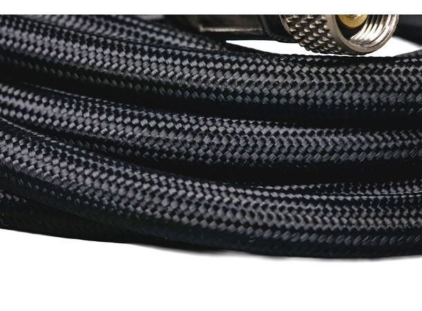 Flätad luftslang - 3 meter 7x4mm diameter 1/8'' - 1/8'' 