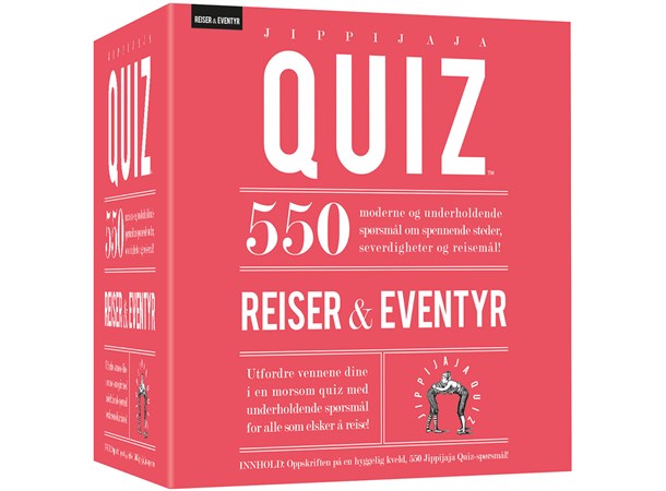 Jippijaja Quiz Reise & Eventyr Kortspill 