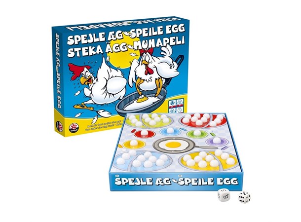 Speile Egg Brettspill Hvem får speilet eggene sine først? 
