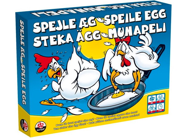 Steka Ägg Brädspel Vem får sina ägg speglade först? 