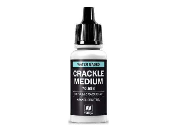 Vallejo Medium Crackle Medium 17ml Skapar en krackelerad effekt