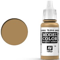 Vallejo Model Color Green Ochre 17ml 