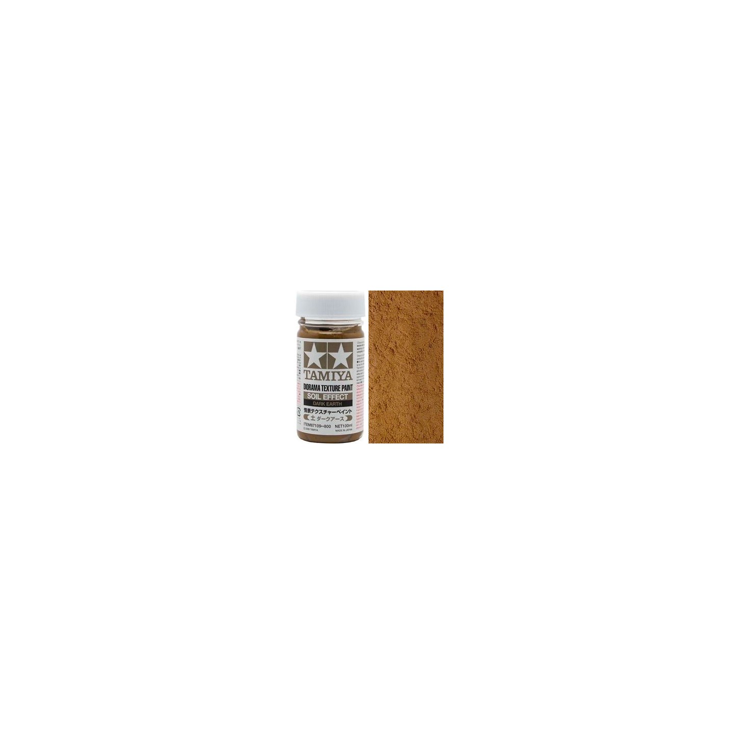 Tamiya Texture Paint - Dark Earth 100ml Soil Effect