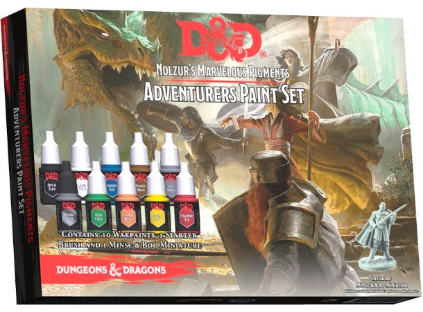 D&D Army Painter Adventurers Paint Set 10 färger Nolzur's Marvelous Pigments 