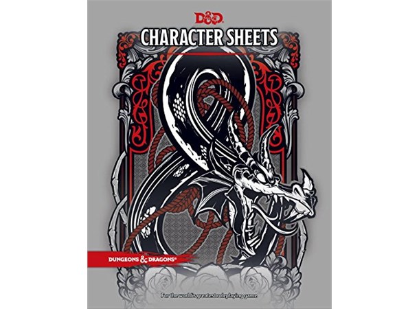 D&D Character Sheets Dungeons & Dragons