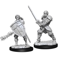 D&D Figur Nolzur Human Fighter Male Nolzur's Marvelous Miniatures - Ej målad
