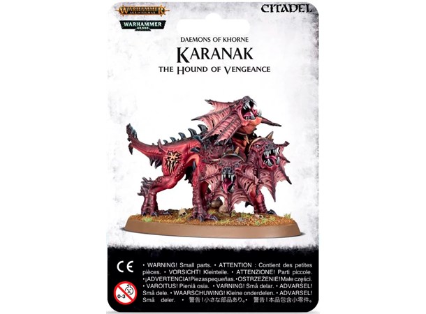Daemons of Khorne Karanak Hound of Veng Warhammer Age of Sigmar - Vengeance 