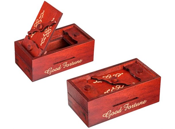 Japanese Secret Box Good Fortune Japansk hjärngympa - Kan du öppna lådan? 