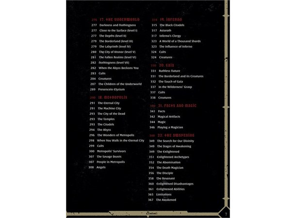 Kult RPG Core Rules Divinity Lost - 4th Edition - Regelbok 