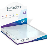 Pages 9-pocket x100 Klar Ultimate Guard Plastfickor