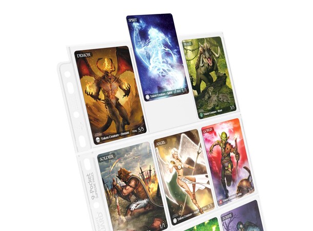 Pages 9-pocket x100 Klar Ultimate Guard Plastfickor 