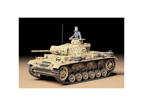 Panzerkampfwagen III Ausf.L Sd.Kfz141/1 Tamiya 1:35 Byggsats 