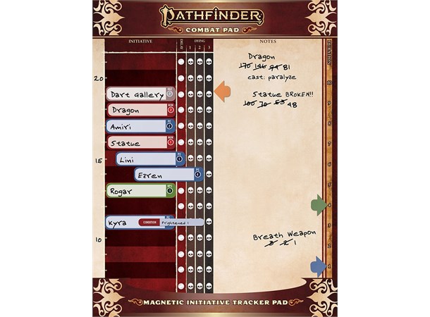 Pathfinder RPG Combat Pad Second Edition 