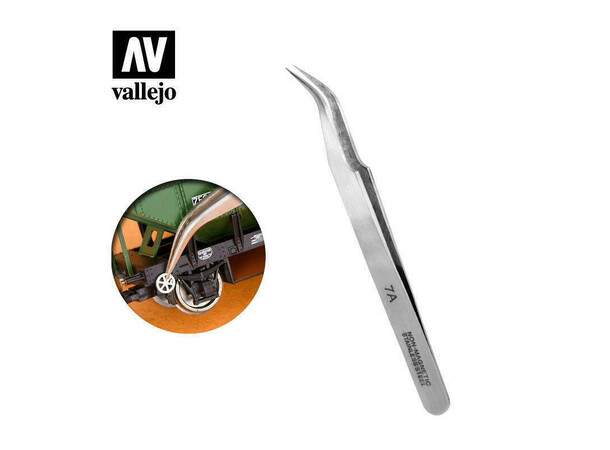 Vallejo Angled Tweezers Vinklad Pincett Icke-magnetisk 