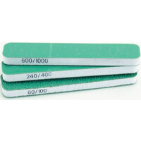 Vallejo Dual Grit Flexi Sanders 3st Dubbelsidiga borstblock - 90x19x6mm