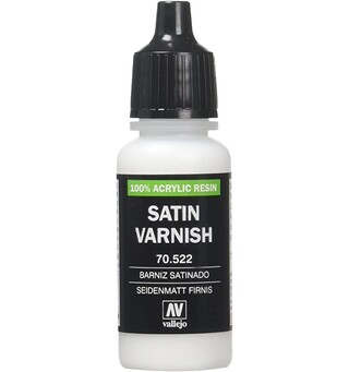 Vallejo Satin Acrylic Varnish Tilsvarer Tamiya X-35 Semi Gloss Clear