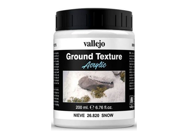 Vallejo Texture Snow 200 ml Ground Texture Acrylic 