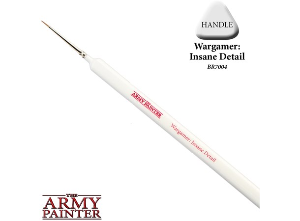 Wargamer Insane Detail Brush Pensel 5/0 Red Sable - Army Painter - storlek #5/0 