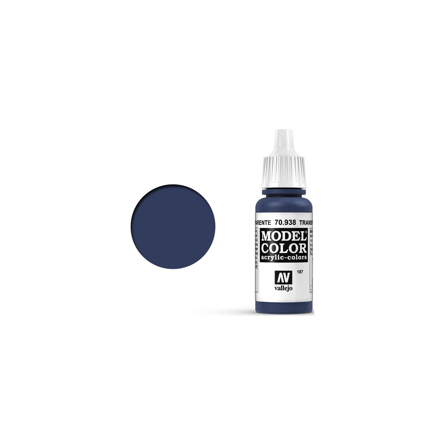 Vallejo Model Color Transp. Blue 17ml