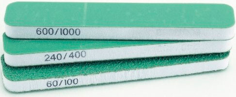 Vallejo Dual Grit Flexi Sanders 3st Dubbelsidiga borstblock - 90x19x6mm
