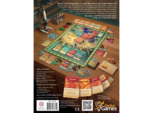 Cytosis Brädspel A Cell Biology Game 