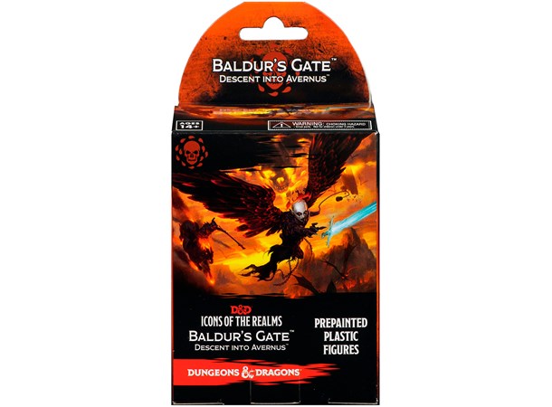 D&D Figur Icons Descent Avernus Booster Dungeons & Dragons - 4 figurer/booster 
