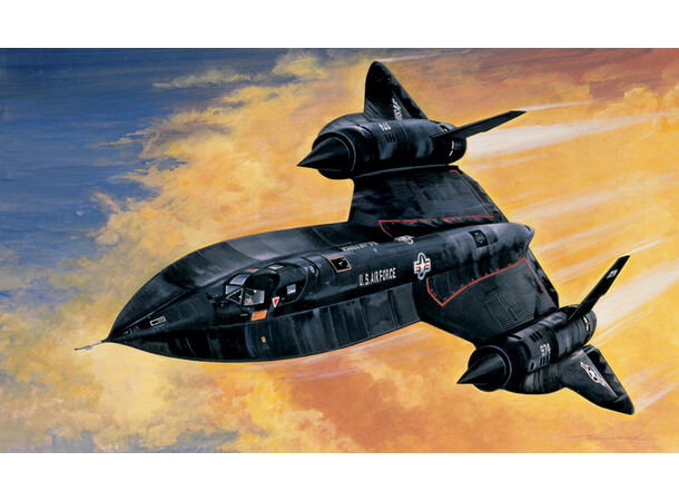 Lockheed SR-71 Blackbird with Drone Italeri 1:72 Byggsats 