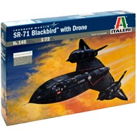 Lockheed SR-71 Blackbird with Drone Italeri 1:72 Byggsats