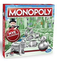 Monopoly Monopol NORSK Det klassiske Monopol med nye brikker