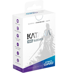 Sleeves Katana Vit 100 st 66x91 Ultimate Guard Kortskydd/DeckProtect